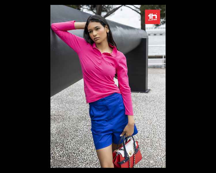 Polo manga comprida THC Bern woman (Ref. VXTHCBERW) - Vista 9 Equipamento JCR