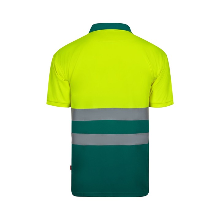 Polo bicolor Velilla alta visibilidade 305504 (Ref. VXTVL05504) - Vista 6 Equipamento JCR