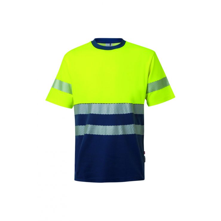 T-shirt bicolor Velilla alta visibilidade 305509 (Ref. VXTVL05509) - Equipamento de Proteção Individual JCR