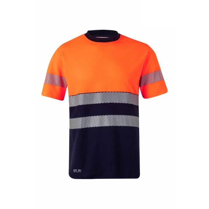 T-shirt bicolor Velilla alta visibilidade 305643 (Ref. VXTVL05643) - Equipamento de Proteção Individual JCR