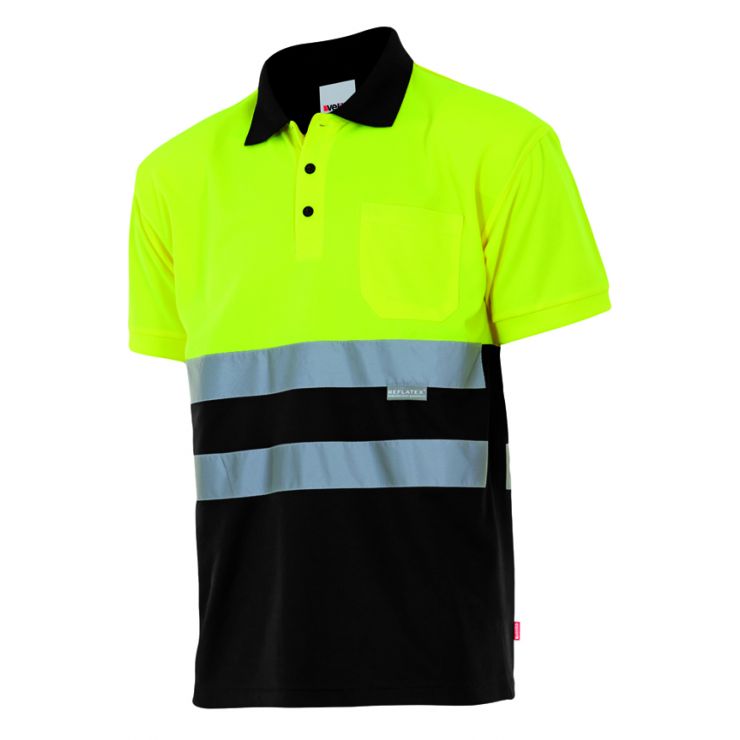 Polo bicolor Velilla 173 (Ref. VXVL000173) - Equipamento de Proteção Individual JCR
