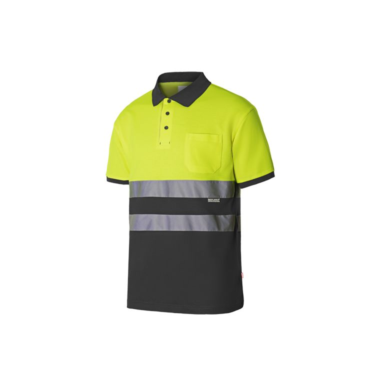 Polo Velilla AV bicolor m/curta 305513 (Ref. VXVL305513) - Equipamento de Proteção Individual JCR