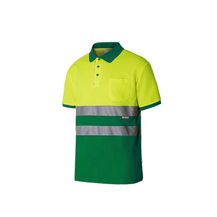 Polo Velilla AV bicolor m/curta 305513 (Ref. VXVL305513) - Vista 2 Equipamento JCR