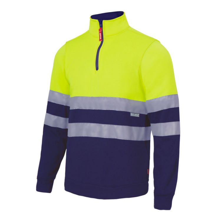 Sweat-Shirt bicolor Velilla 305701 (Ref. VXVL305701) - Vista 4 Equipamento JCR